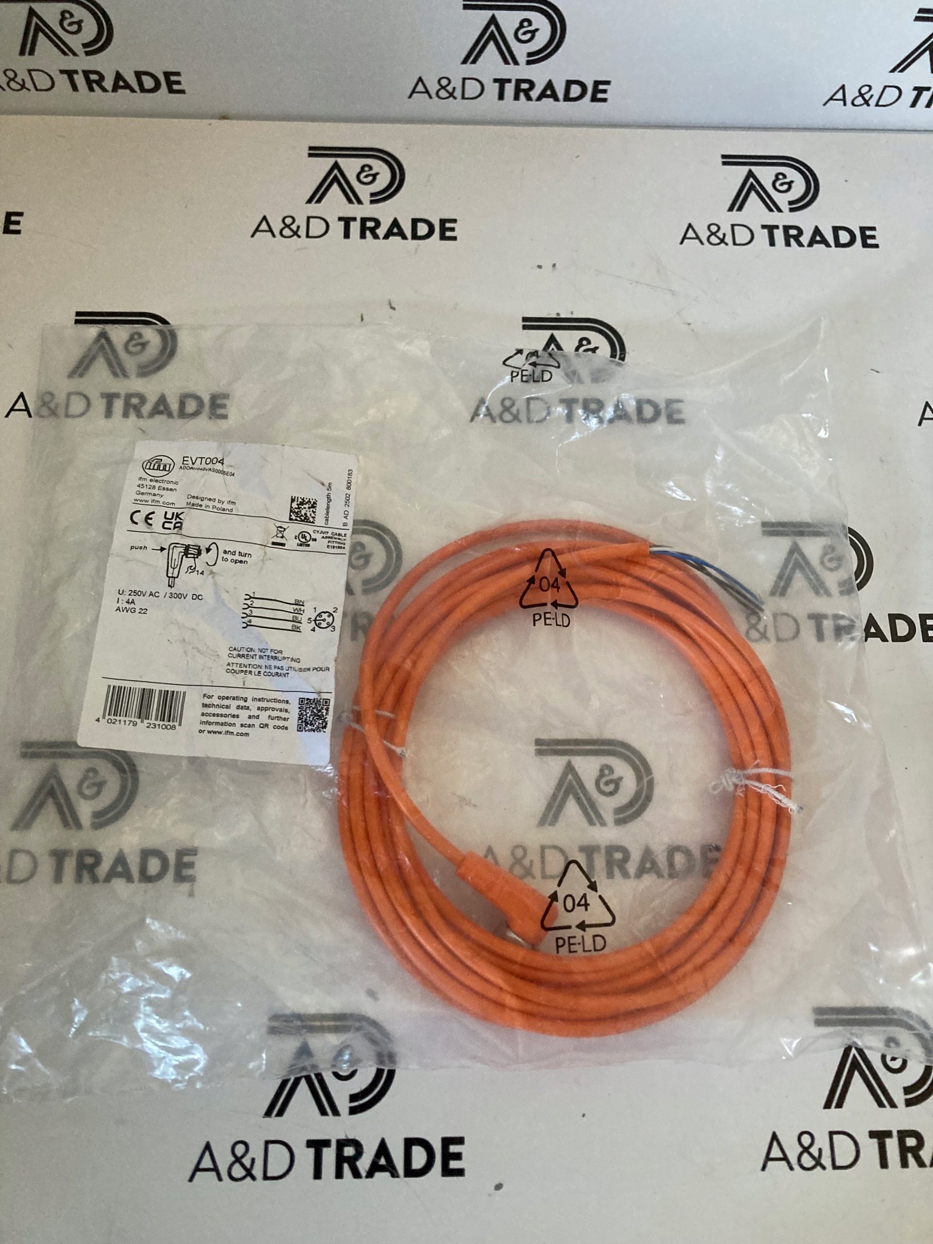 EVT004 IFM, Industrial Cables & Wires
